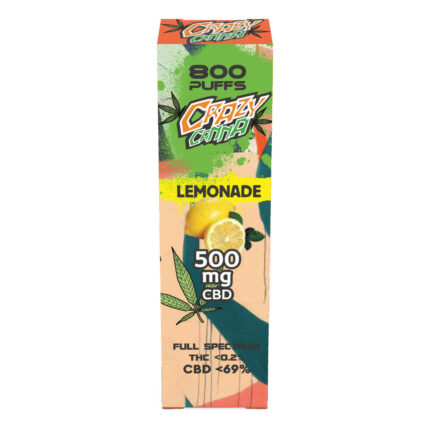 Disposable electronic cigarette 500mg CBD Lemonade